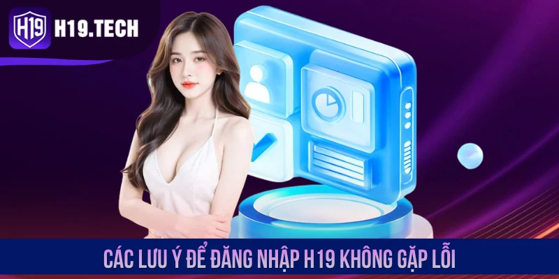 Các lưu ý để đăng nhập H19 không gặp lỗi
