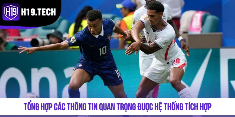 Tổng hợp các thông tin quan trọng được hệ thống tích hợp